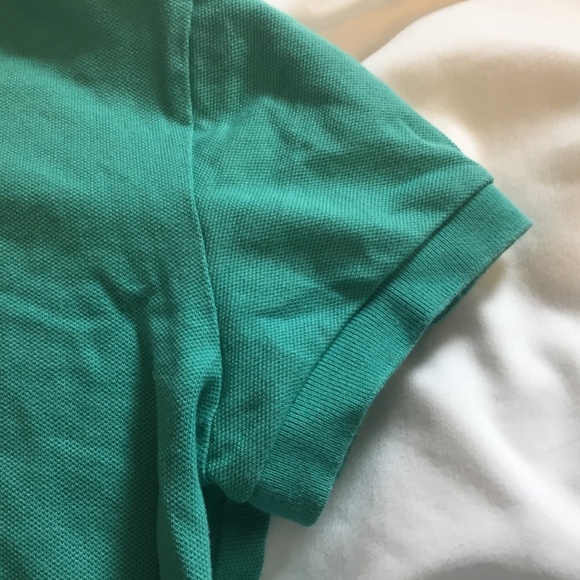Women’s Lacoste Teal Cotton Polo - Picture 4 of 5